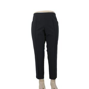 Basler Pant $295 Sz 48 x 28 Black Pull On Ankle Cotton Polyamide Pant